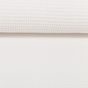 Waffle pique Nelson, white, 100011