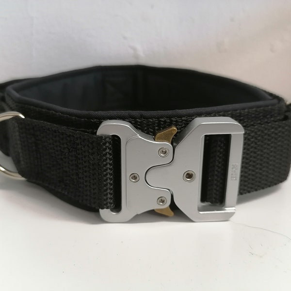 Halsband mit Griff und Sicherheitsschnalle breite an der Polsterung 4cm
