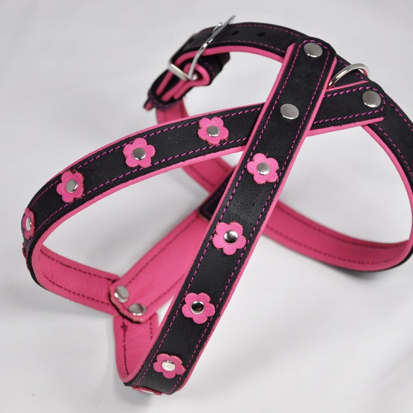 Dog harness Flowers " Flower Power " X Harness