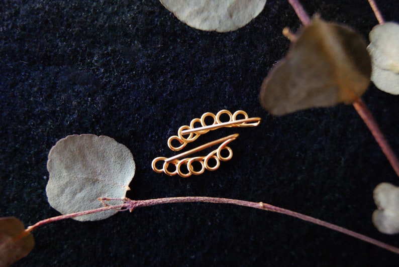 ear climber,beading blank,ear cuff,wire ear jacket,ear wrap,ear crawler,add a bead,round ear climber,ear sweep,ear pin,trendy earrings,blank