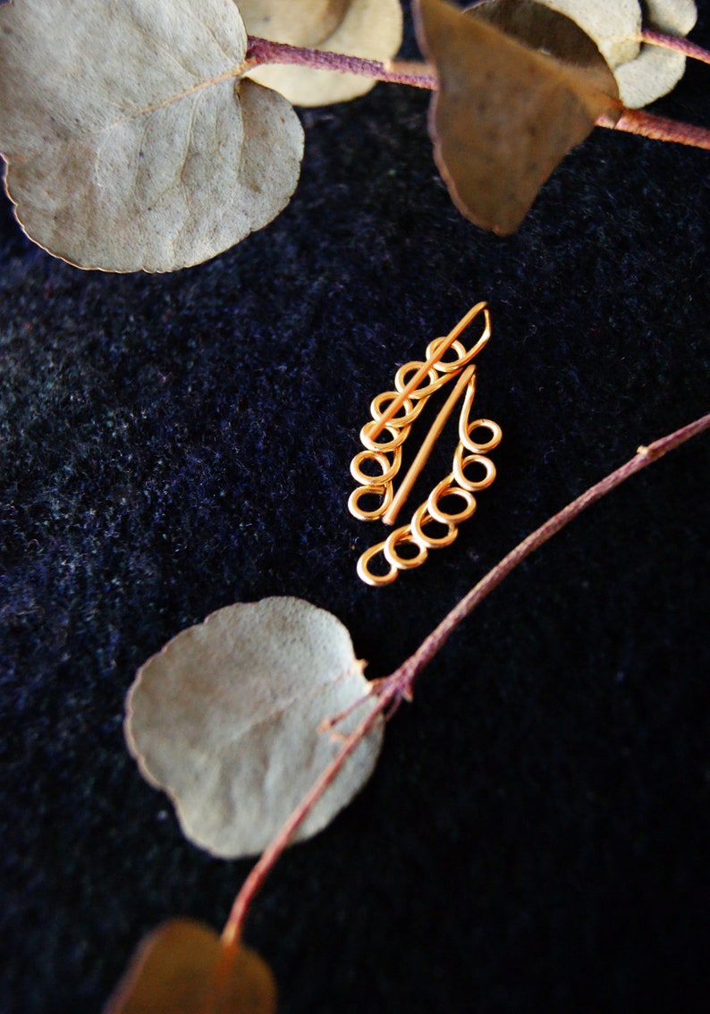 ear climber,beading blank,ear cuff,wire ear jacket,ear wrap,ear crawler,add a bead,round ear climber,ear sweep,ear pin,trendy earrings,blank