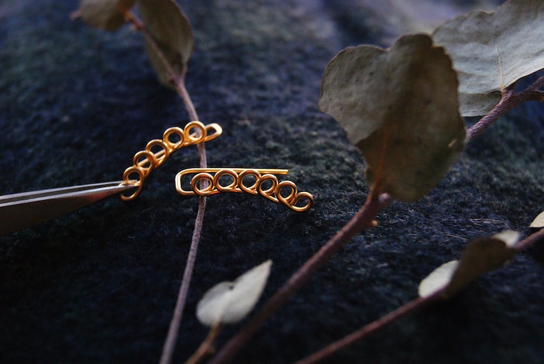 ear climber,beading blank,ear cuff,wire ear jacket,ear wrap,ear crawler,add a bead,round ear climber,ear sweep,ear pin,trendy earrings,blank
