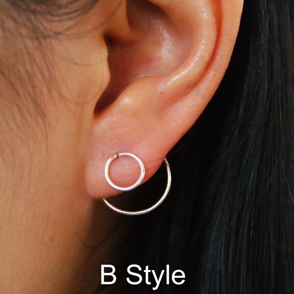 Double Sided Earring Etsy