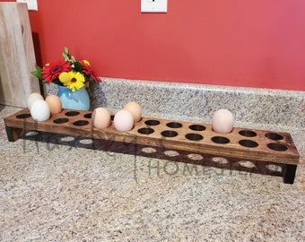 Handmade Wooden Egg Holder | 2 Dozen | Downton Abbey Inspired Egg Holder | Countertop Egg Skelter | Fresh Eggs | Pysanky Eggs, Pysanka