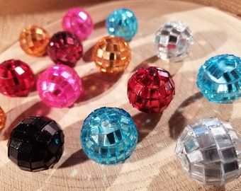Diskokugel Magnete, tolle Partydekoration, Einweihungsgeschenk, Geburtstagsgeschenk, WG Party, Geschenkidee Disko, Musikfans Geschenkidee