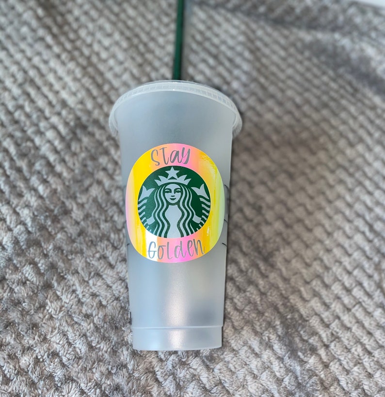 Starbucks Christmas glitter cups Golden Girls Inspired Starbucks Cup Classy Ratchet Golden Girls friend gifts. Savage Bougie