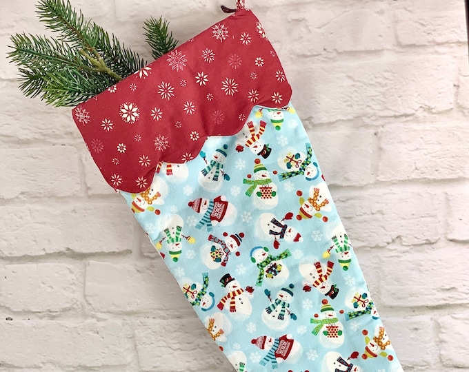Santa stocking, Santa boot red - colored, Santa bag, Santa sock, Santa gift, Santa boot to fill, Christmas decoration