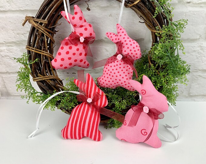 Rabbits, Easter bunnies free choice of color, spring decoration birds, hearts, gift idea, Easter bunnies, Easter, Easter decoration, table decoration, spring, souvenir