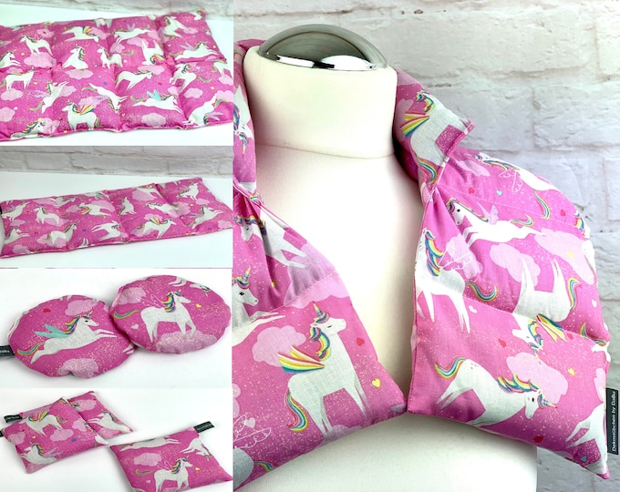Rapeseed pillow, neck pillow, heat pad, Christmas gift for women, unicorn, hand warmer, massage pillow baby