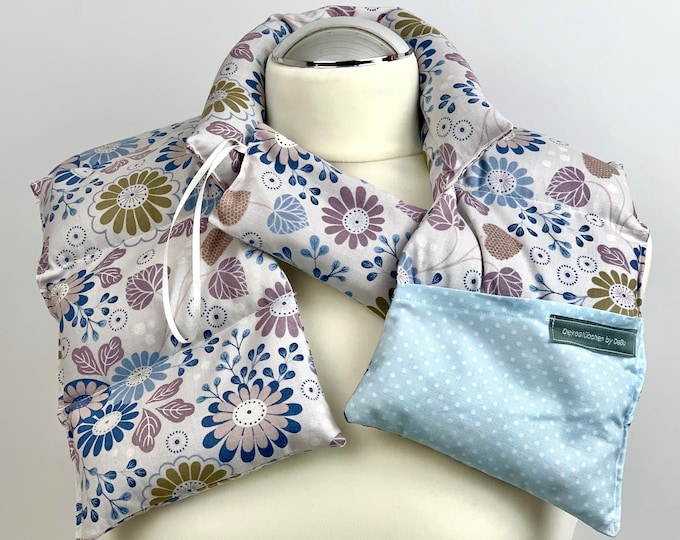 Rapeseed pillow, neck pillow, lavender heat pad, Christmas gift for men and women, lavender pillow, herbal pillow