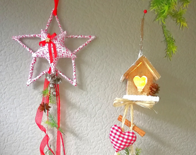 Christmas decoration Christmas Star star Red-white