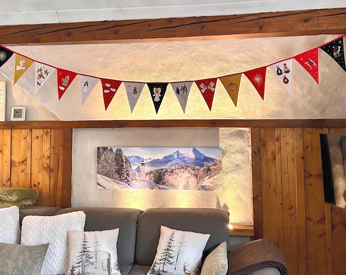 A unique nativity scene, a Christmas story, a must-have for every Christmas lover, children's room decoration, Christmas wonderland