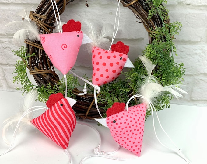 Chickens free choice of color, hens, spring decoration birds, hearts, gift idea, Easter bunnies, Easter, Easter decoration, table decoration, spring, souvenir