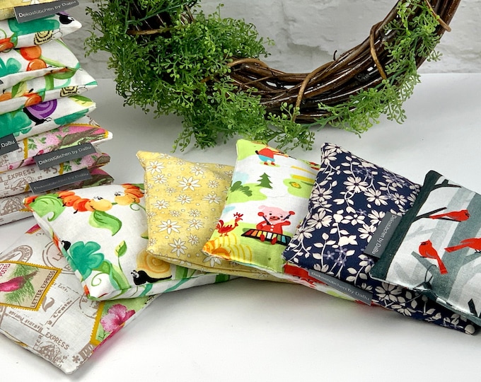 Massage pillow, hand warmer rapeseed, pocket warmer, baby pillow, heat pad, cold pad, cooling pad, small heat pad, children's heat pad