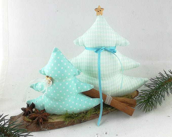 Christmas tree mint-white