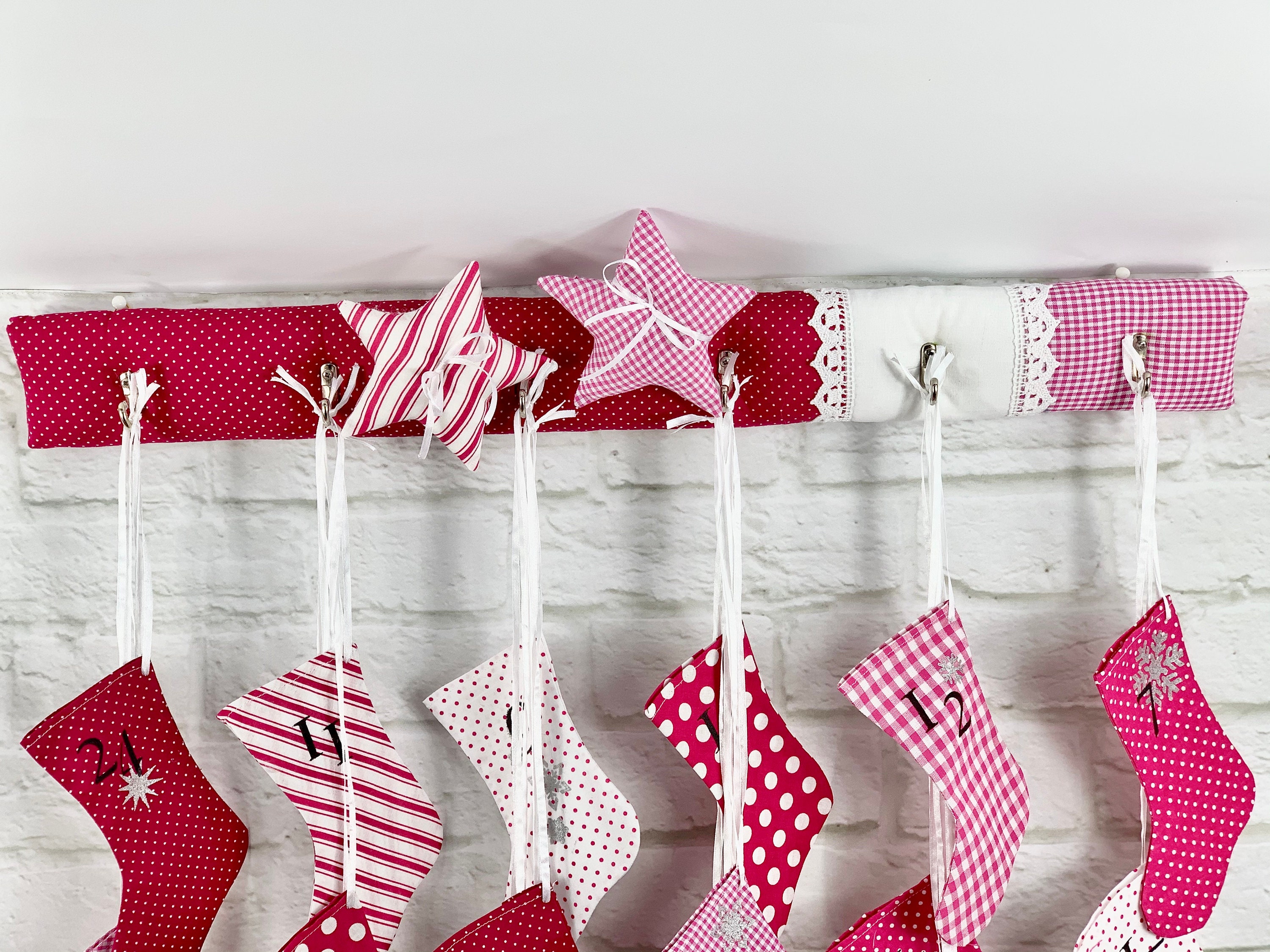 Beautiful Advent Calendar Boots Socks Bags Pink Advent Calendar 