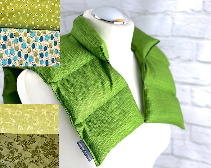Heat pad free pattern choice green, rapeseed pillow, cooling pad, cooling pad, rapeseed pillow, neck pillow, heat pad, rapeseed green