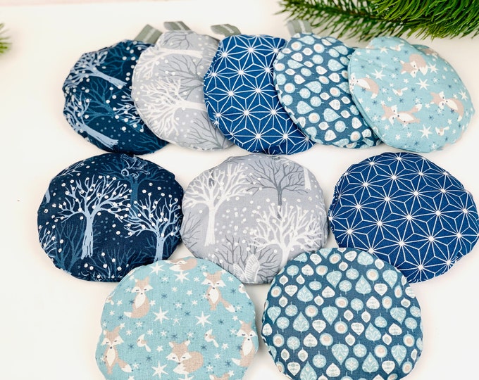 Set of 2 hand warmers rapeseed, pocket warmers, baby pillows, heat pads, cold pads, cooling pads, small heat pads, round children's heat pads