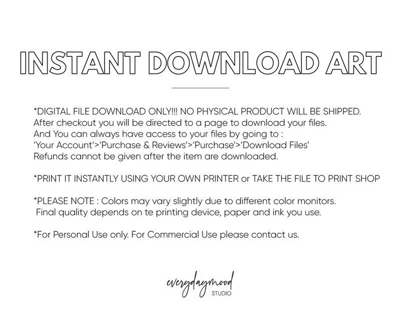 Quotes Printable Living Room Wall Art Word Print Living Etsy