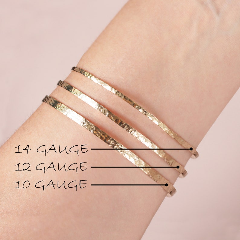Hammered Bangles Gold Filled Bangles Plain Bangle Textured Bangle Hawaiian Bangle Gold Bangle Pearl Bracelet Dainty Bracelet Simple Bangle