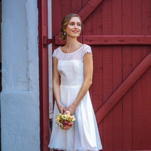 SALE Short Wedding Dress Hazel
