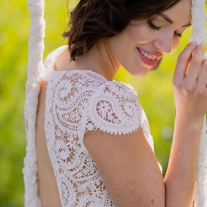 Short wedding dress &quot;Fleur&quot;