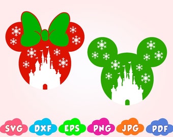 Disney Christmas Png Etsy