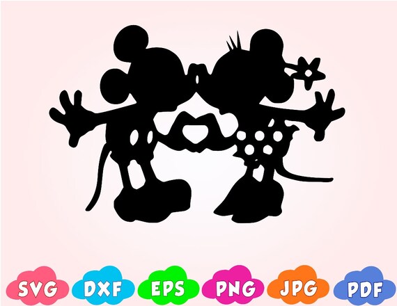 Mickey Lovemickey And Minnie Love Svgmickey And Minnie Kiss Svgmickey Mouse Loveminnie Mouse Lovecricut Cut Filesvgdxfpngpdfjpg
