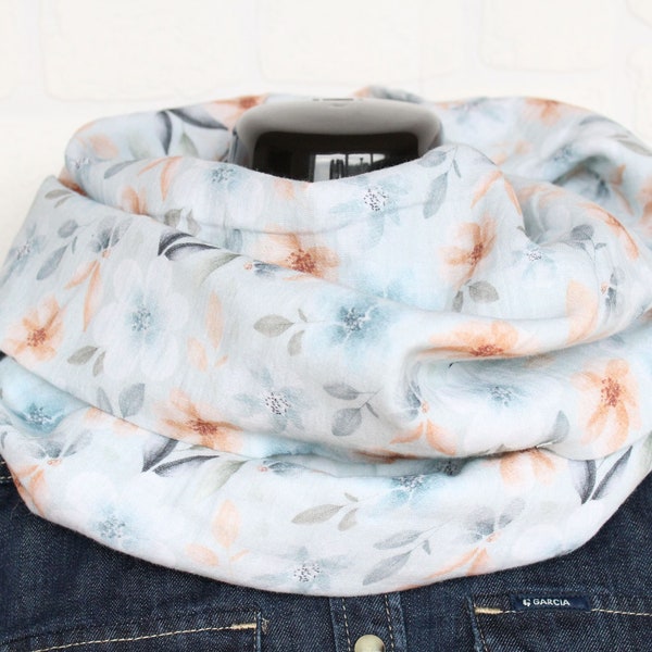 Loop scarf muslin, women's loop