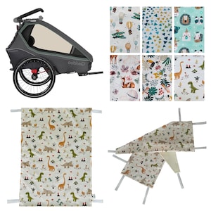 lenkertasche damenrad Fahrrad praktisch & modern Aluminium Sonnensegel CAMPIDOO SELECTED Weiß Damit du etwas bekommst Style:Bär