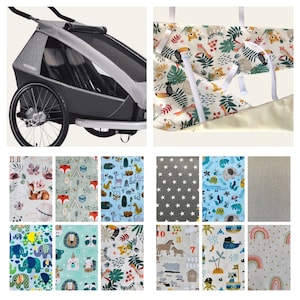 Sonnensegel / Sonnenschutz -  2 er Set Croozer Kid 1 oder Kid 2 - nur 2 Seitenteile