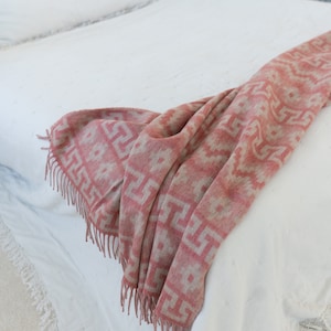 Pink plaid blanket