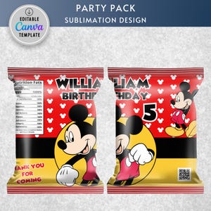 Mickey Mouse, Mickey Mouse party, Mickey party pack, Mickey chip bag, Mickey favor bag, Mickey fruit snacks, Mickey Mouse juice, Mickey capri sun, Mickey water bottle, Mickey chocolate, Mickey printable, Mickey Mouse svg, Mickey birthday