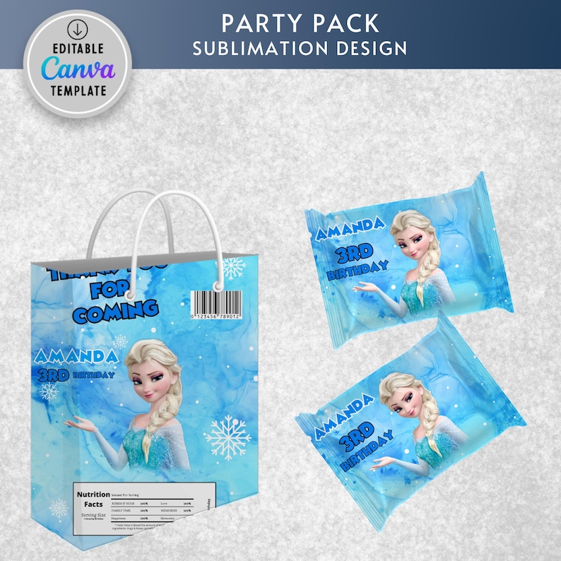 frozen bundle party, frozen bundle, frozen party, frozen birthday, frozen chip bag, frozen pringles, frozen water botle, frozen capri sun, frozen invitation, frozen template, frozen favor tag, frozen welcome, frozen food label