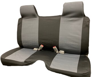 Blue RealSeatCovers for Front Bench Thick A25 Molded Headrest Small Notched Cushion Seat Cover for Toyota Pickup 1984-1989