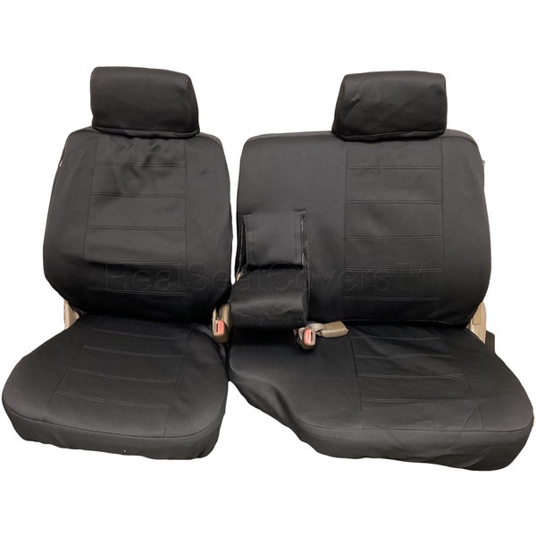 Waterproof 100% Neoprene Front 60/40 Split Bench Thick A67 Seat Covers Adjustable Headrest Custom Made for Toyota Tacoma 1995 - 2000
