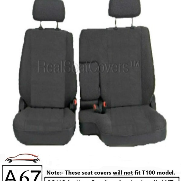 Front 60/40 Split Bench Seat Cover for Toyota Tacoma 1995 - 2000 A67