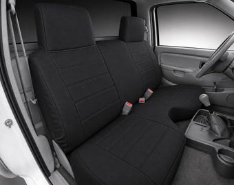 Neoprene Style Seat Cover for Toyota Pickup Molded Headrest Front Shifter Cutout
