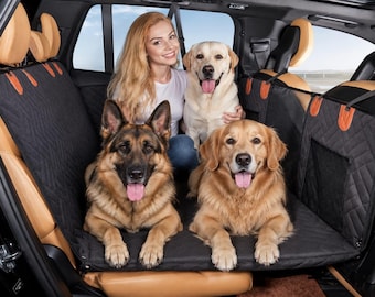 RealSeatCovers HeavyDuty Back Seat Extender, Pet Car Seat Cover, Made for Most Car SUV Truck HY