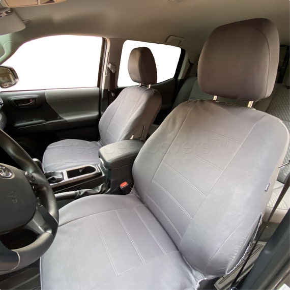 Waterproof Neoprene 4pc Front 2 Low Back Bucket Seat Cover Set A35