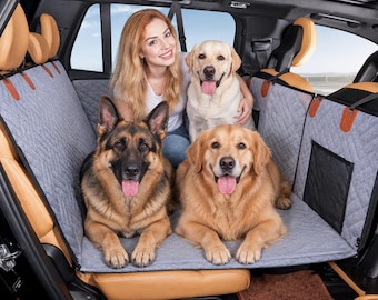 RealSeatCovers HeavyDuty Back Seat Extender, Pet Car Seat Cover, Made for Most Car SUV Truck BU
