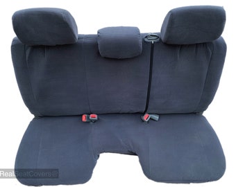 Seat Cover for 2005 - 2014 Toyota Tacoma Front Bench 3 Headrest Notched Cushion