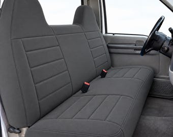 Seat Cover for Ford F-150 Front Bench Seat Molded F150 Headrest 1992 - 2010 Neoprene