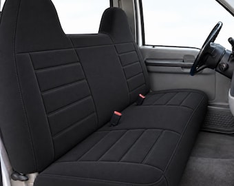 Custom Made Seat Cover for Ford F150 Front Bench Molded Headrest 1992 - 2010 Neoprene Waterproof