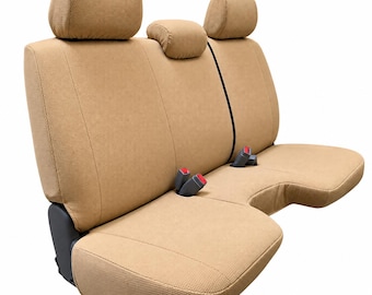 RealSeatCovers Seat Cover for Toyota Tacoma 2005 - 2014 Front Bench 8mm Thick 3 Adj. (Removable) Headrest Large Shifter Cutout A30