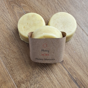Honey Blossom Scented Solid Conditioner Bar handmade in Wales