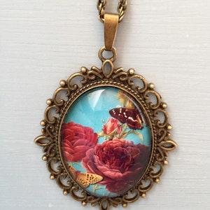 Collier Vintage Fleurs image 3