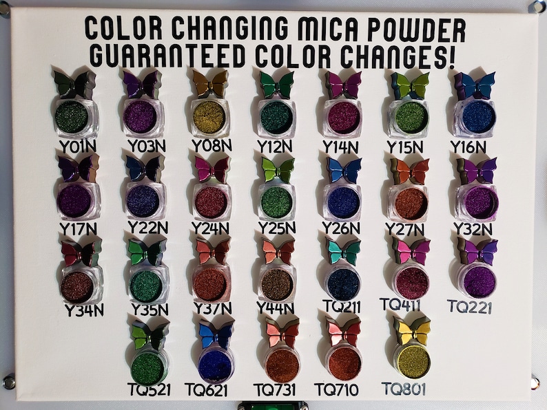 Color Changing Mica Powder / Chameleon Pigments / Color Shift Etsy