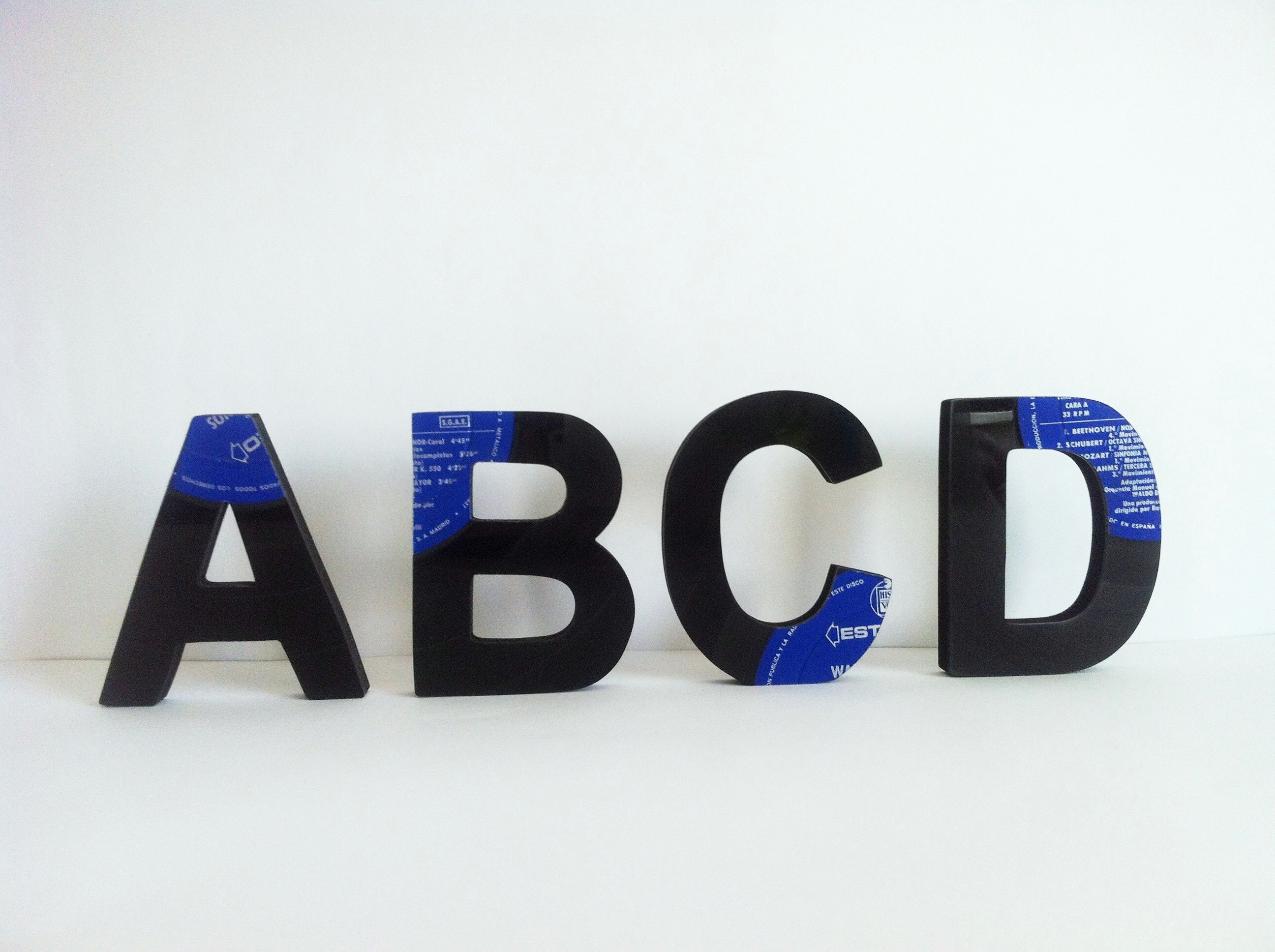 Letters Custom Vinyl Record. Retro Decoration Etsy UK