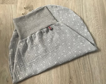 Pucksack *Pusteblumen Grau* Babykleidung Strampelsack Jungen Mädchen